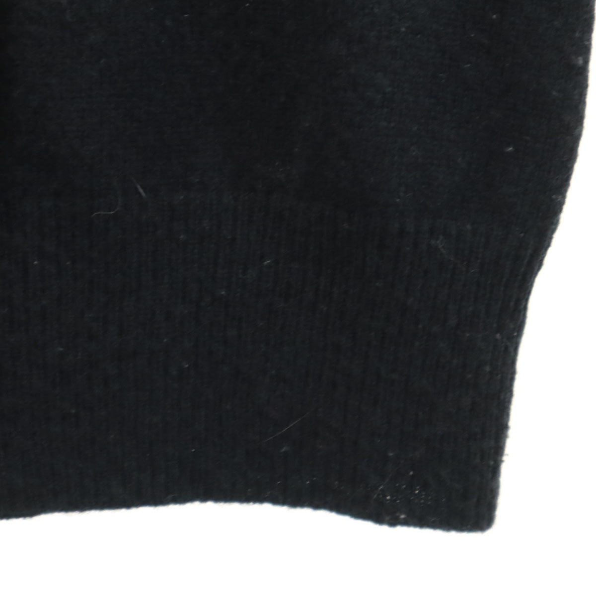 BURBERRY BLACK LABEL バーバリーブラックレーベル カシミヤブレンド 長袖 Vネック セーター 3 ブラック 三陽商会 メンズ