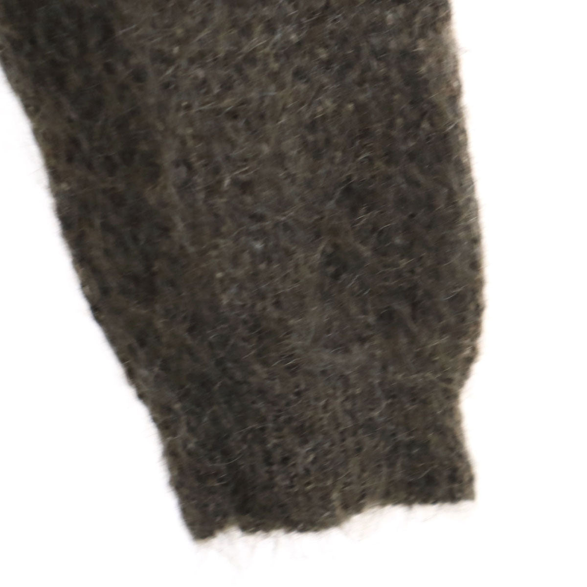 80s イタリア製 ヴィンテージ 長袖 ニットカーディガン ブラウン レディース