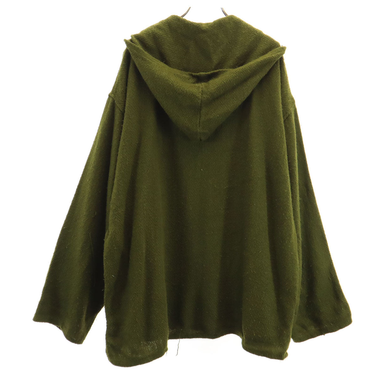 EARTH RAGZ アースラグズ 90s オールド 長袖 Vネック パーカー XL グリーン系 プルオーバー メンズ