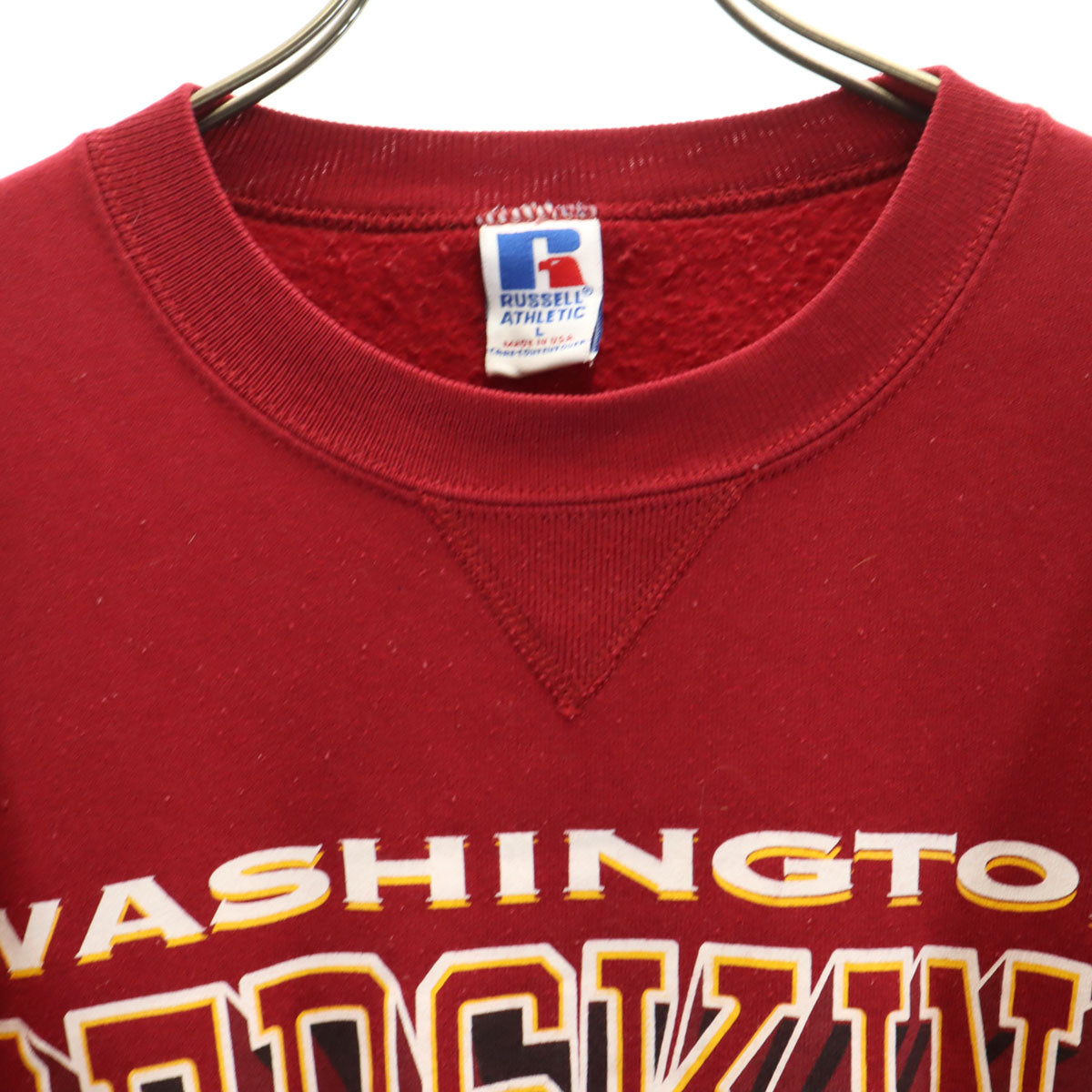 Russell Athletic ラッセルアスレティック 90s USA製 オールド 長袖 トレーナー L レッド スウェット メンズ