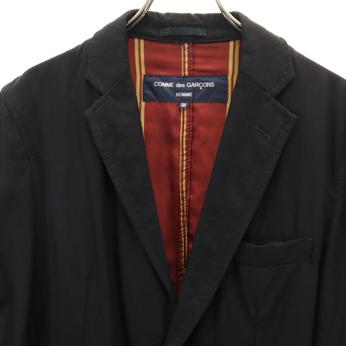 COMME des GARCONS HOMME コムデギャルソンオム 00s 2006年 日本製 テーラードジャケット M ブラック メンズ