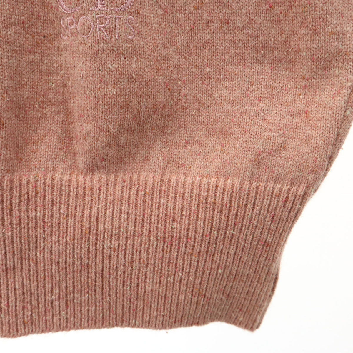 Christian Dior SPORTS クリスチャンディオールスポーツ 90s オールド ノルディック柄 長袖 セーター L ピンク ニット レディース