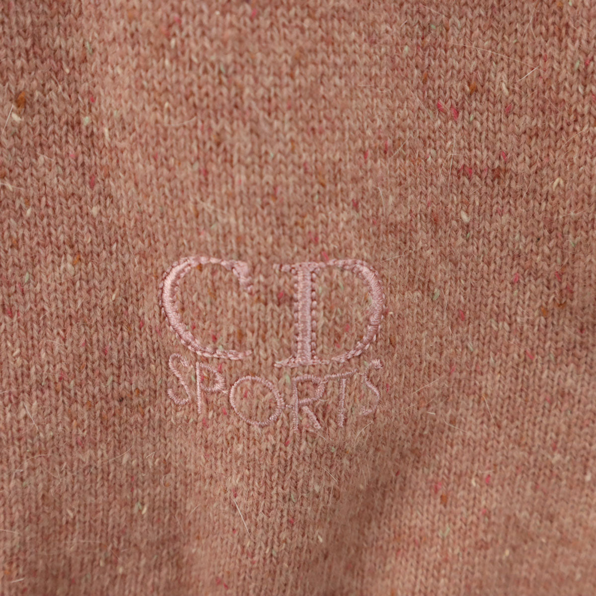 Christian Dior SPORTS クリスチャンディオールスポーツ 90s オールド ノルディック柄 長袖 セーター L ピンク ニット レディース