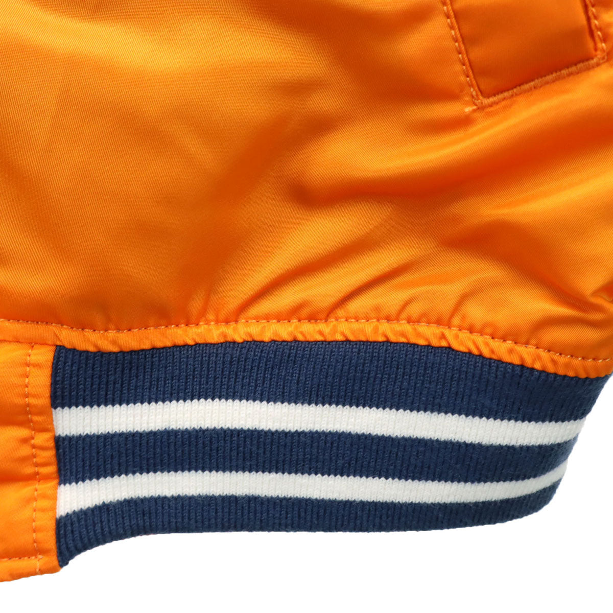 未使用 ALPHA アルファ ANTI SOCIAL SOCIAL CLUB アンチソーシャルソーシャルクラブ コラボ バックロゴ L-2B フライトジャケット XS オレンジ リバーシブル メンズ