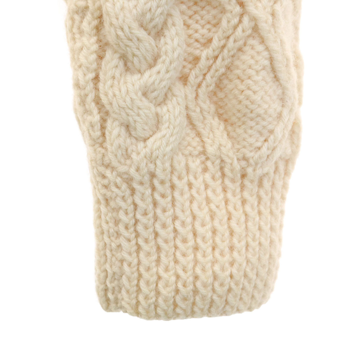 80s 90s オールド 長袖 ニット カーディガン アイボリー系 レディース