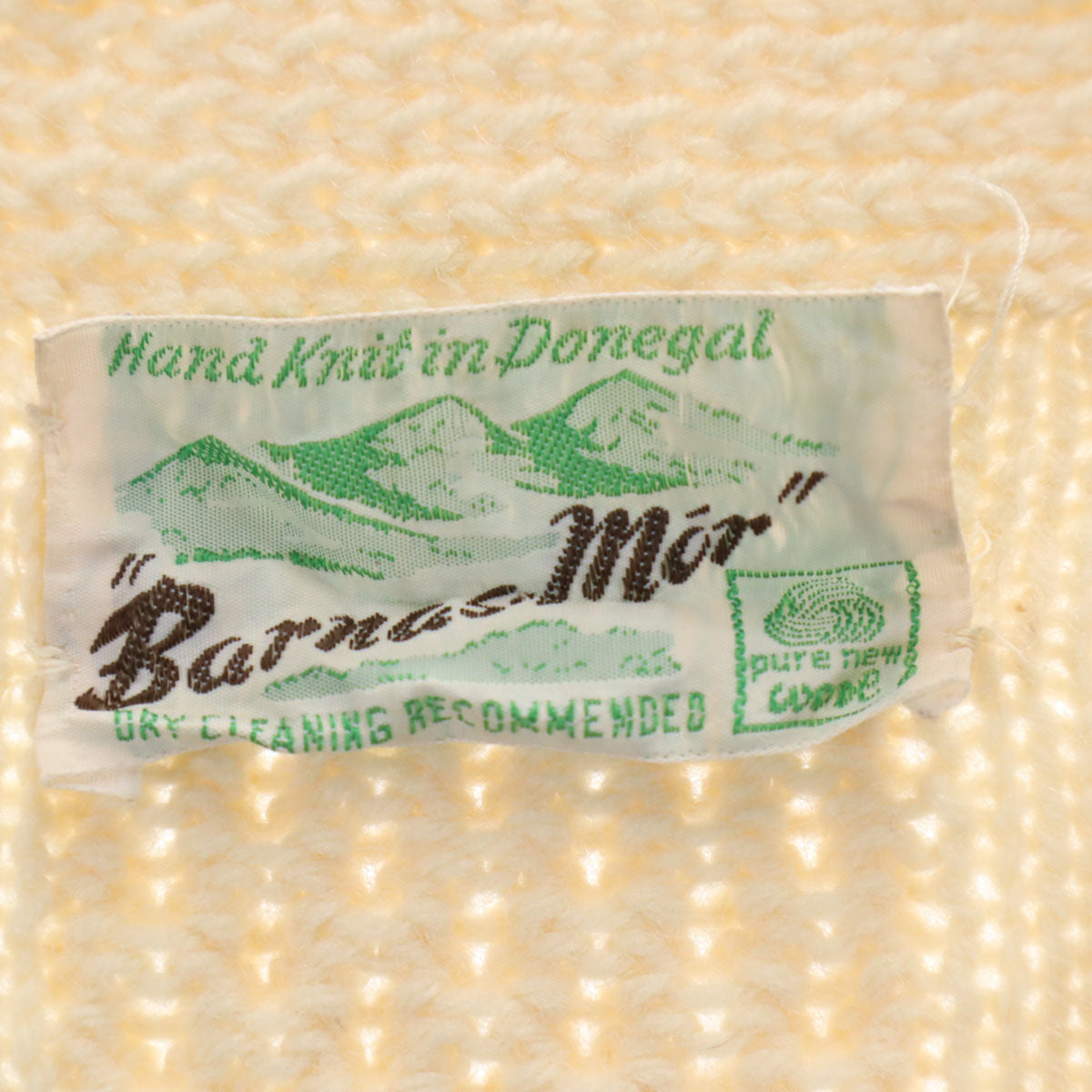 80s 90s オールド 長袖 ニット カーディガン アイボリー系 レディース