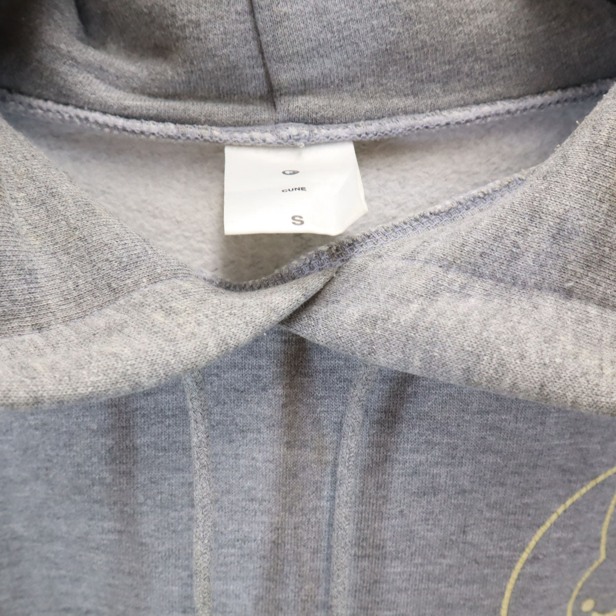 CUNE キューン 長袖 パーカー S グレー レディース