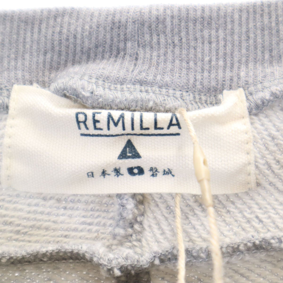 未使用 remilla レミーラ 日本製 長袖 トレーナー L グレー系 スウェット メンズ