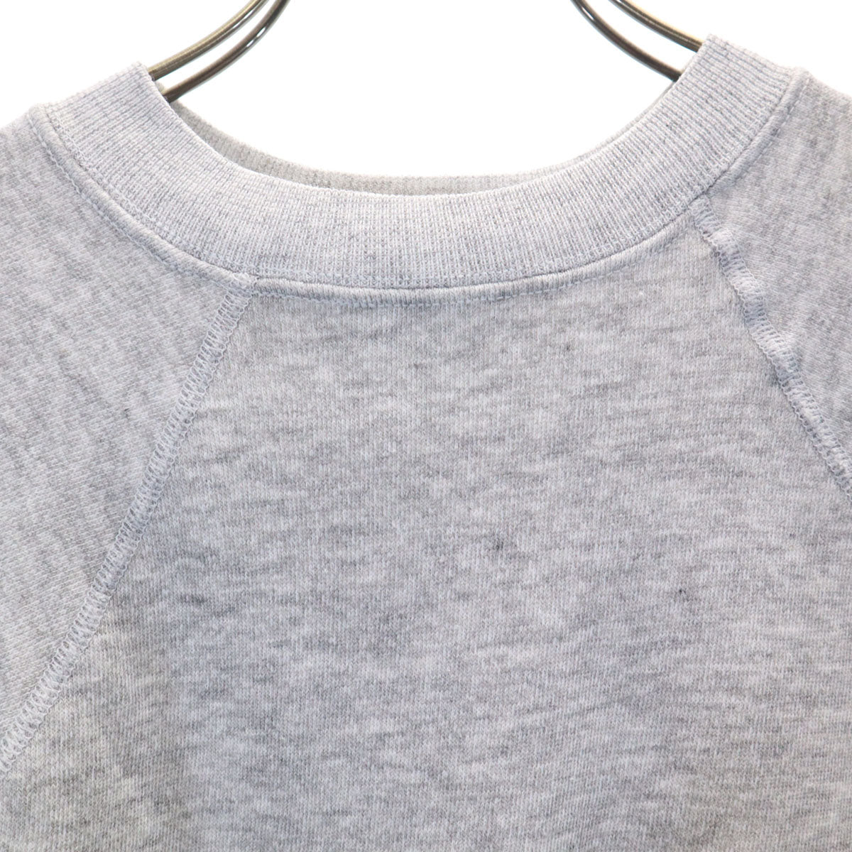 80s 90s オールド 長袖 トレーナー グレー系 裏起毛 レディース