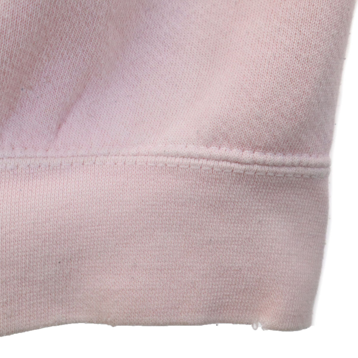 Disneyland ディズニーランド RESORT ミッキーマウス 長袖 トレーナー ピンク系 スウェット 裏起毛 メンズ