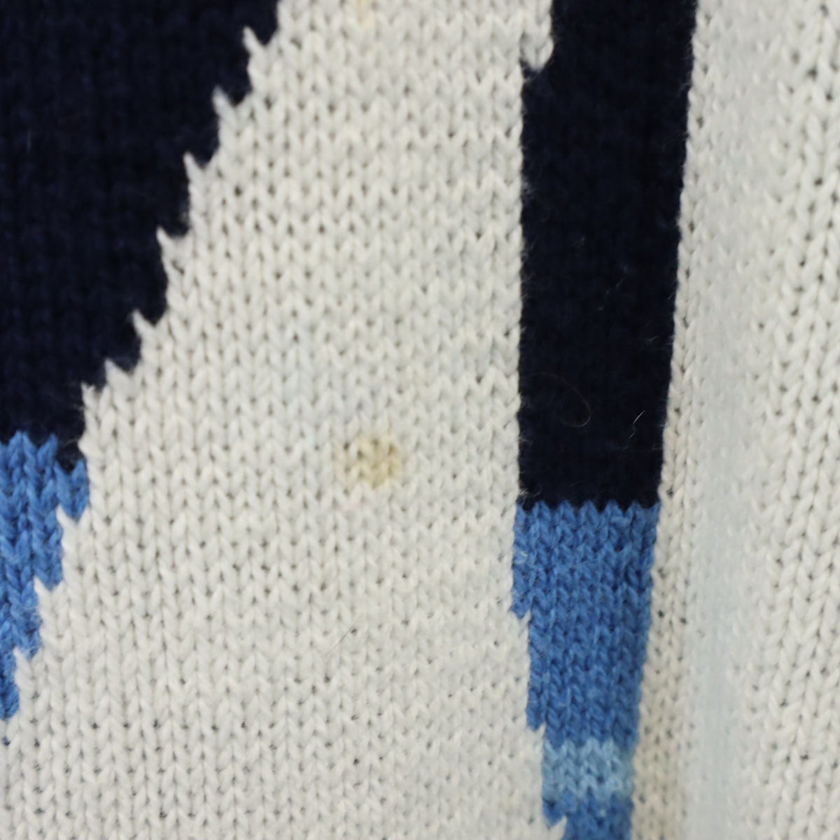 NAUTICA ノーティカ 90s オールド 総柄 長袖 セーター M 水色 ニット メンズ