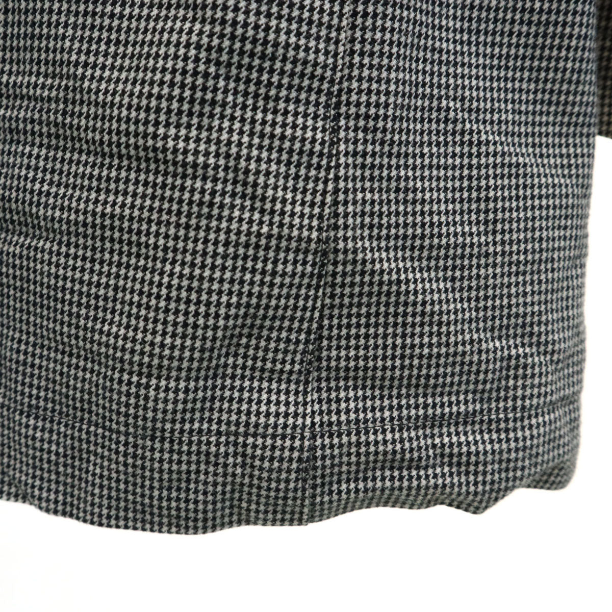 BURBERRY BLUE LABEL バーバリーブルーレーベル 千鳥柄 ステンカラーコート L グレー 三陽商会 メンズ