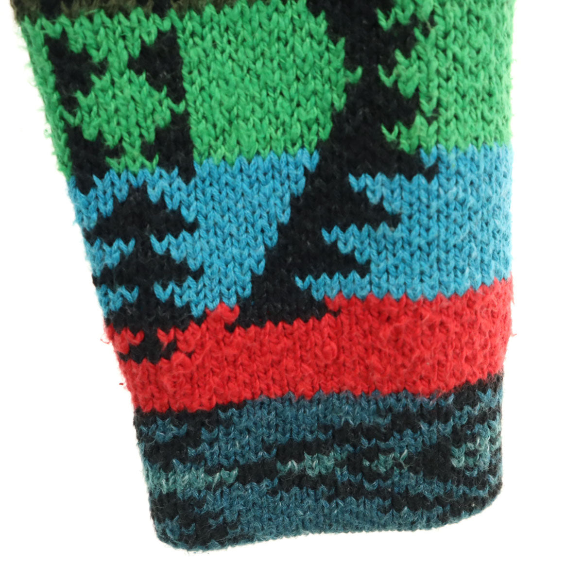 DENIMU＆SUPPLY RALPH LAUREN デニムアンドサプライ ラルフローレン ネイティブ柄 長袖 ショールカラー カウチン ニットカーディガン S メンズ