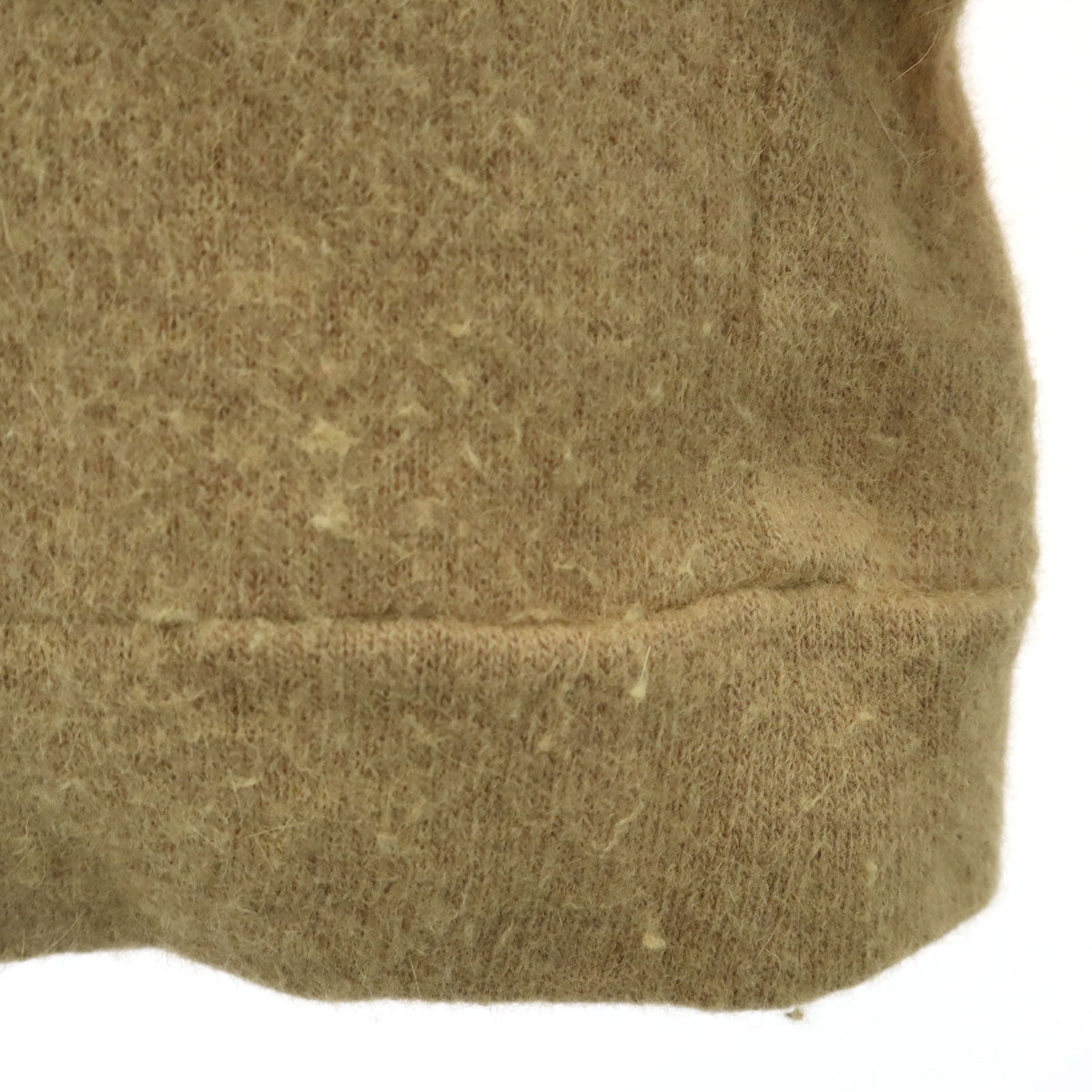 SHAREEF シャリーフ 日本製 アンゴラブレンド 長袖 セーター 1 ベージュ系 ニット メンズ