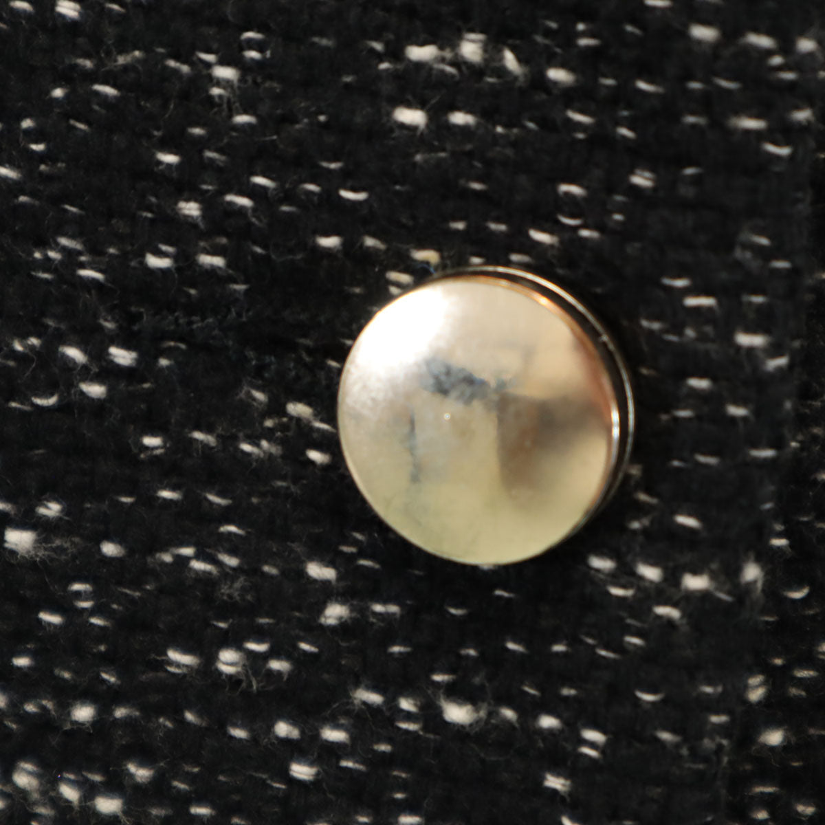 ARMANI JEANS アルマーニジーンズ ノーカラージャケット 42 ブラック系 レディース