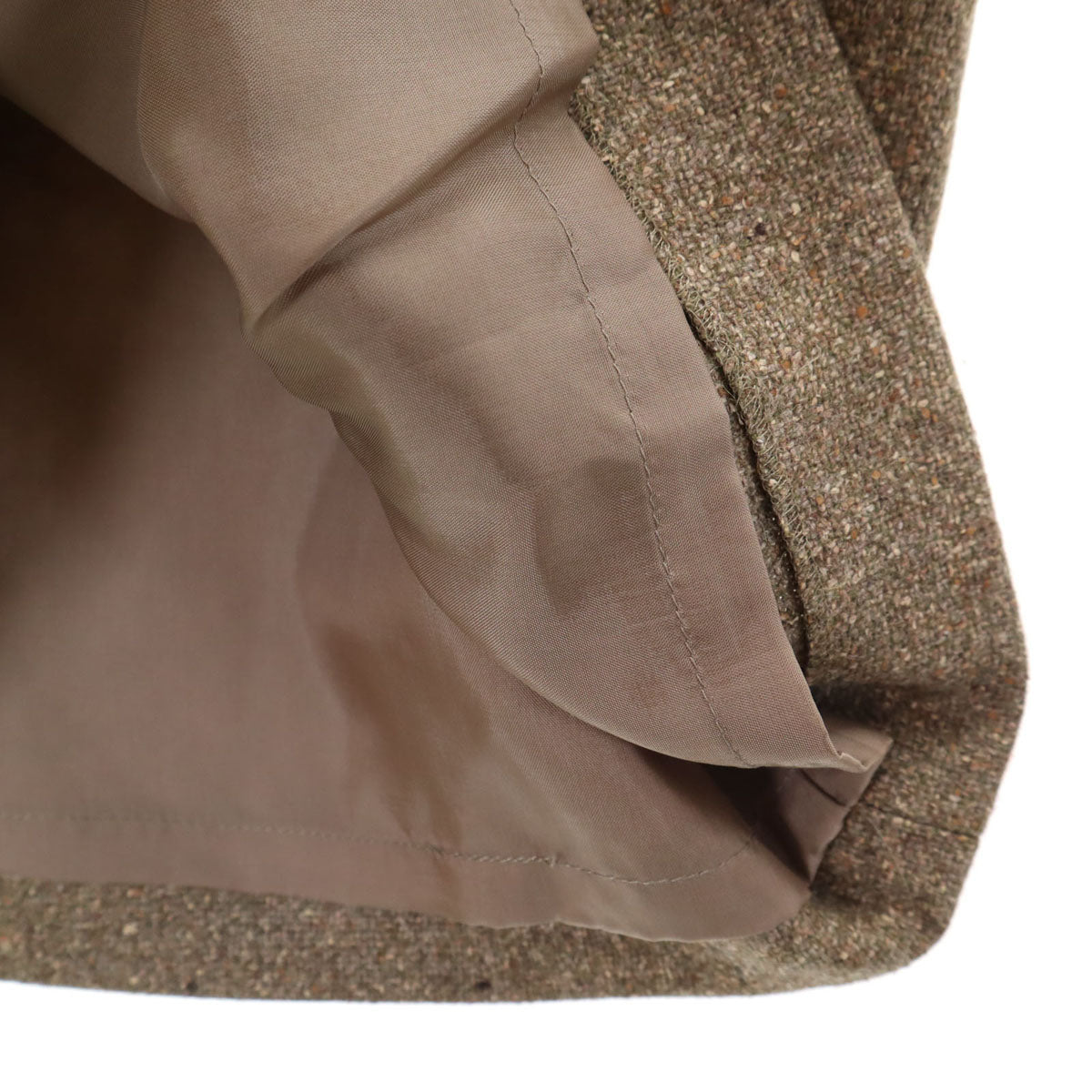 Christian Dior SPORTS クリスチャンディオールスポーツ 90s オールド ツイード スカートスーツ 上下 セットアップ L アッシュブラウン レディース