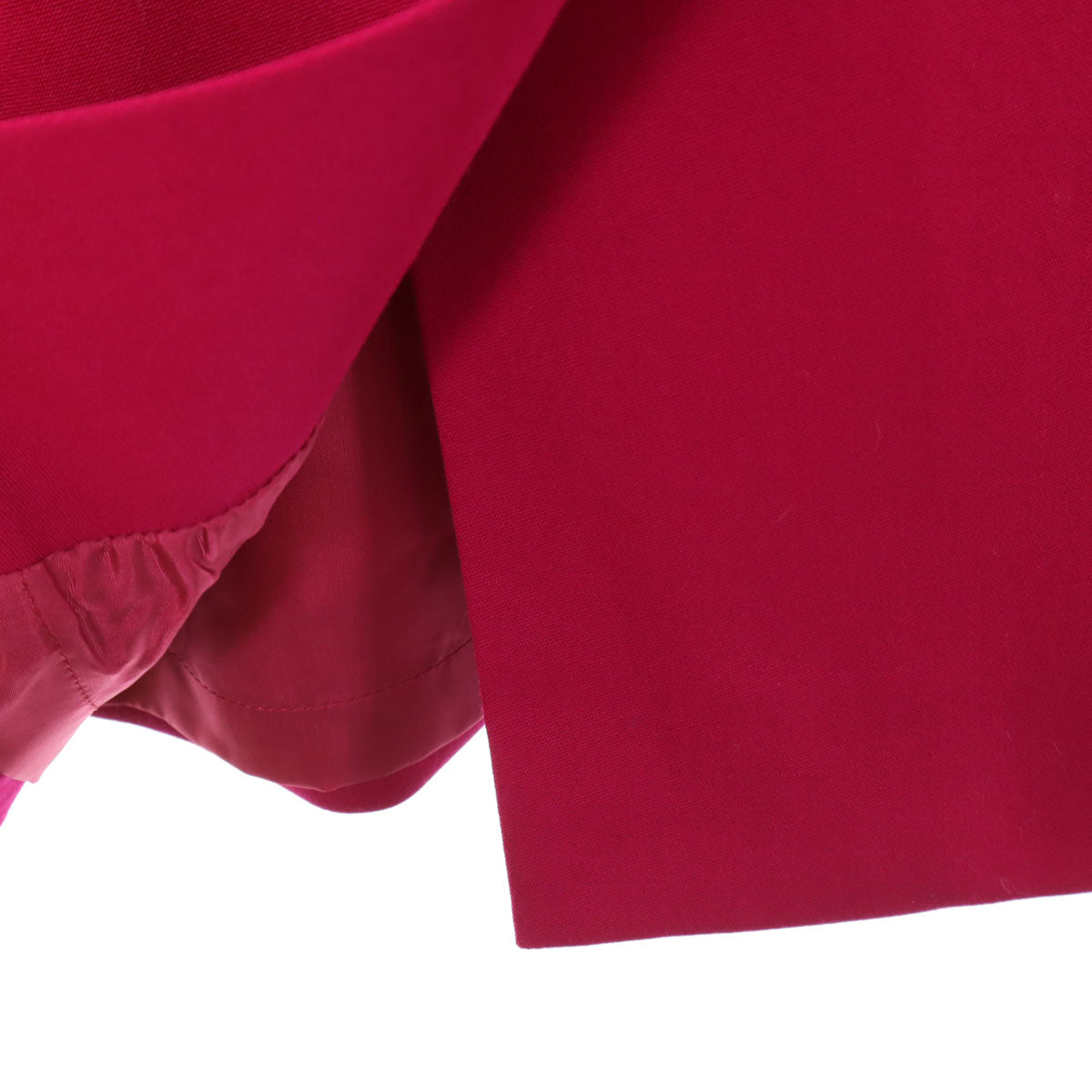 Christian Dior PRET-A-PORTER クリスチャンディオール プレタポルテ 90s オールド ノーカラージャケット 上下 セットアップ L マゼンタ レディース