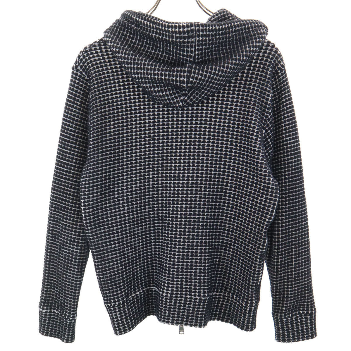 Seagreen シーグリーン 長袖 ワッフル ジップパーカー 2 ネイビー メンズ