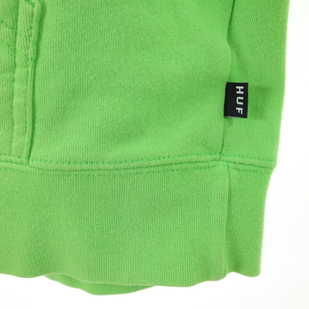 HUF ハフ 長袖 スウェットパーカー L グリーン プルオーバー メンズ