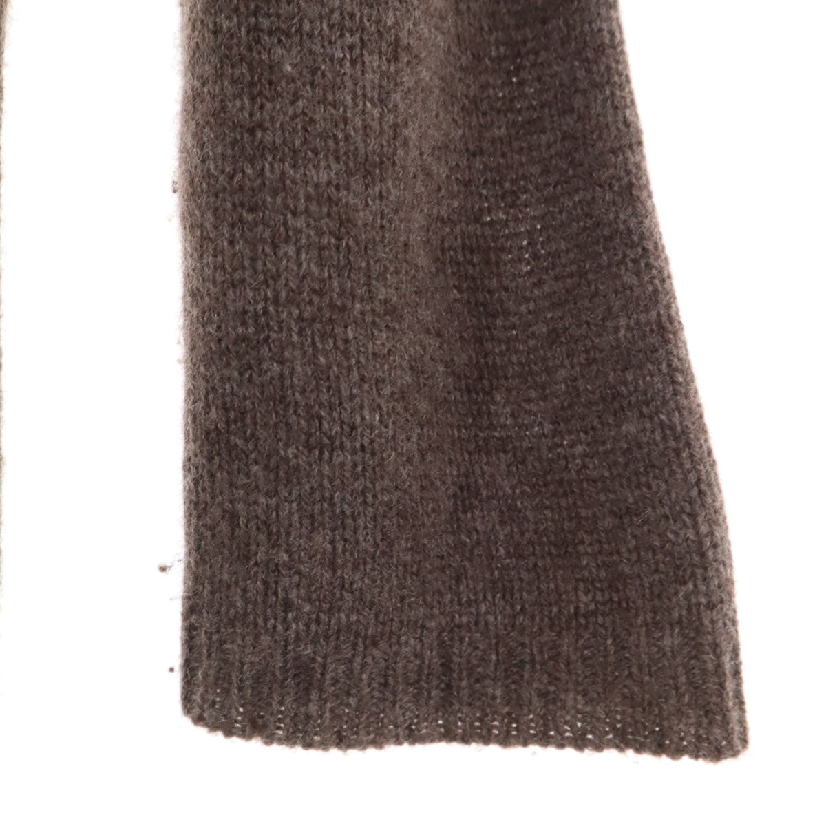 FOXEY フォクシー 日本製 カシミア100％ 7分袖 ニットカーディガン 38 ブラウン系 レディース