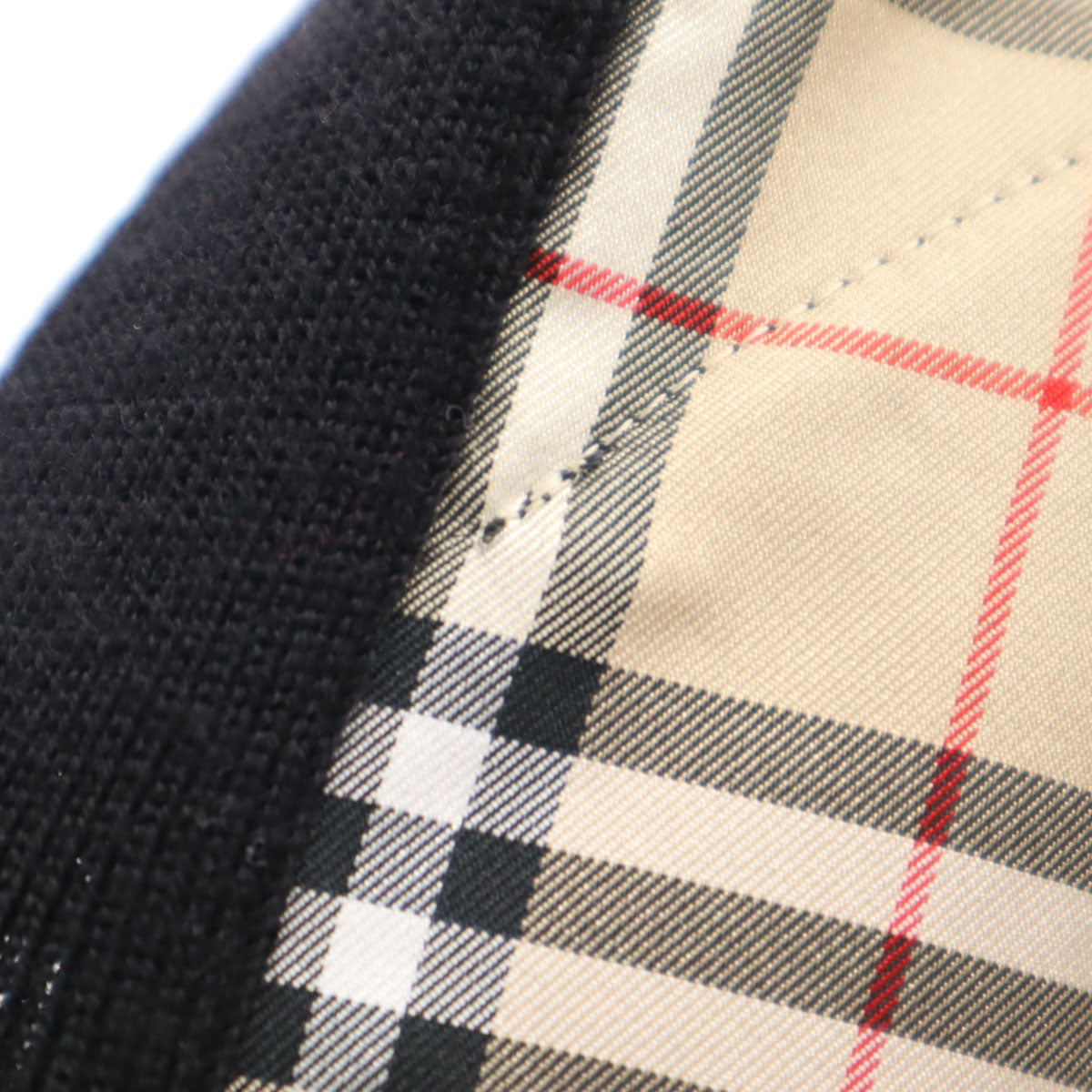 BURBERRY GOLF バーバリーゴルフ ウール ゴルフ キルト ニットジャケット M ブラック 三陽商会 レディース