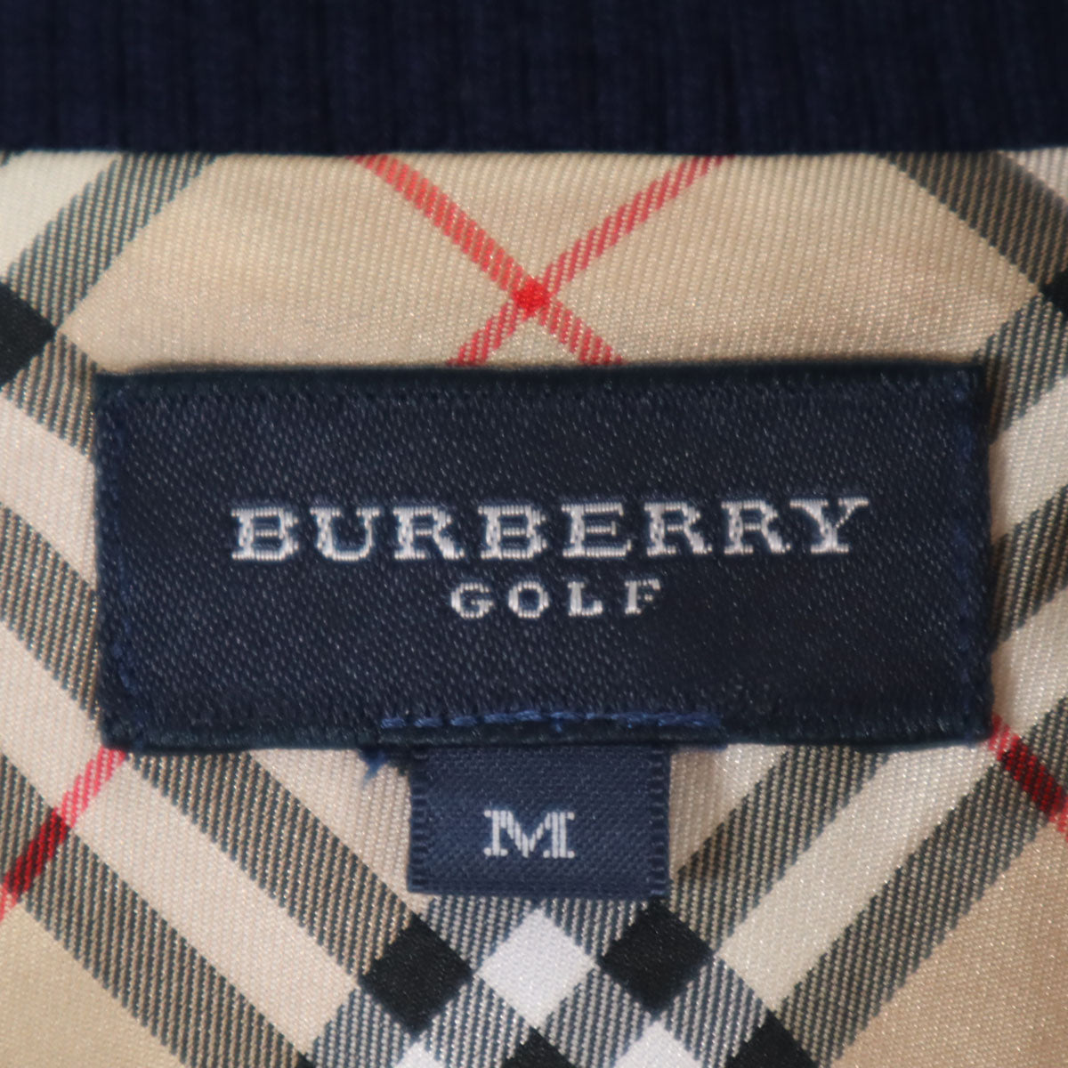 BURBERRY GOLF バーバリーゴルフ ゴルフ フリースジャケット M ネイビー 三陽商会 メンズ