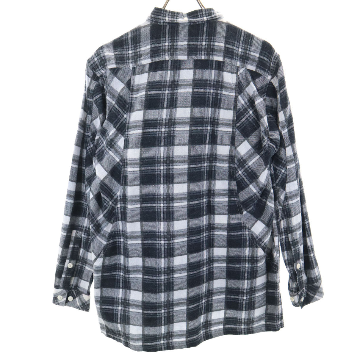 nonnative ノンネイティブ 日本製 チェック柄 長袖 ネルシャツ 0 ブラック系 メンズ