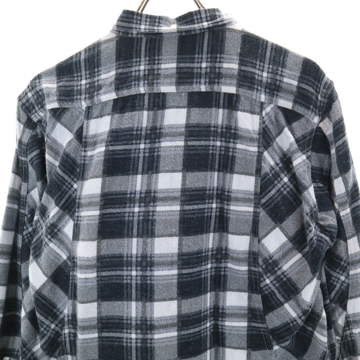 nonnative ノンネイティブ 日本製 チェック柄 長袖 ネルシャツ 0 ブラック系 メンズ