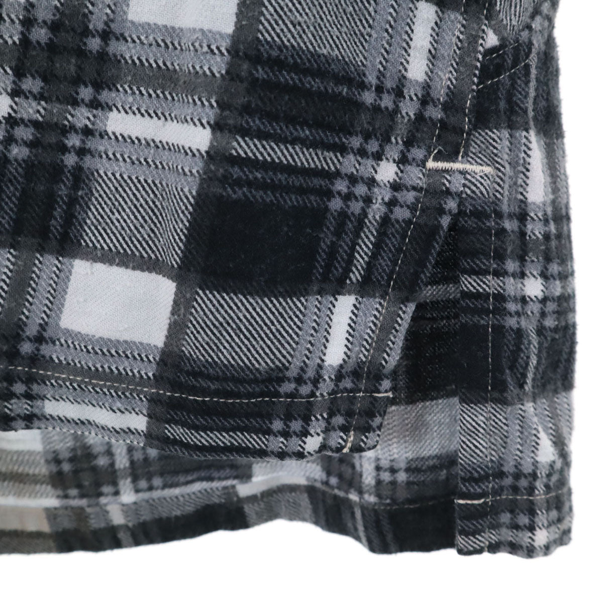 nonnative ノンネイティブ 日本製 チェック柄 長袖 ネルシャツ 0 ブラック系 メンズ