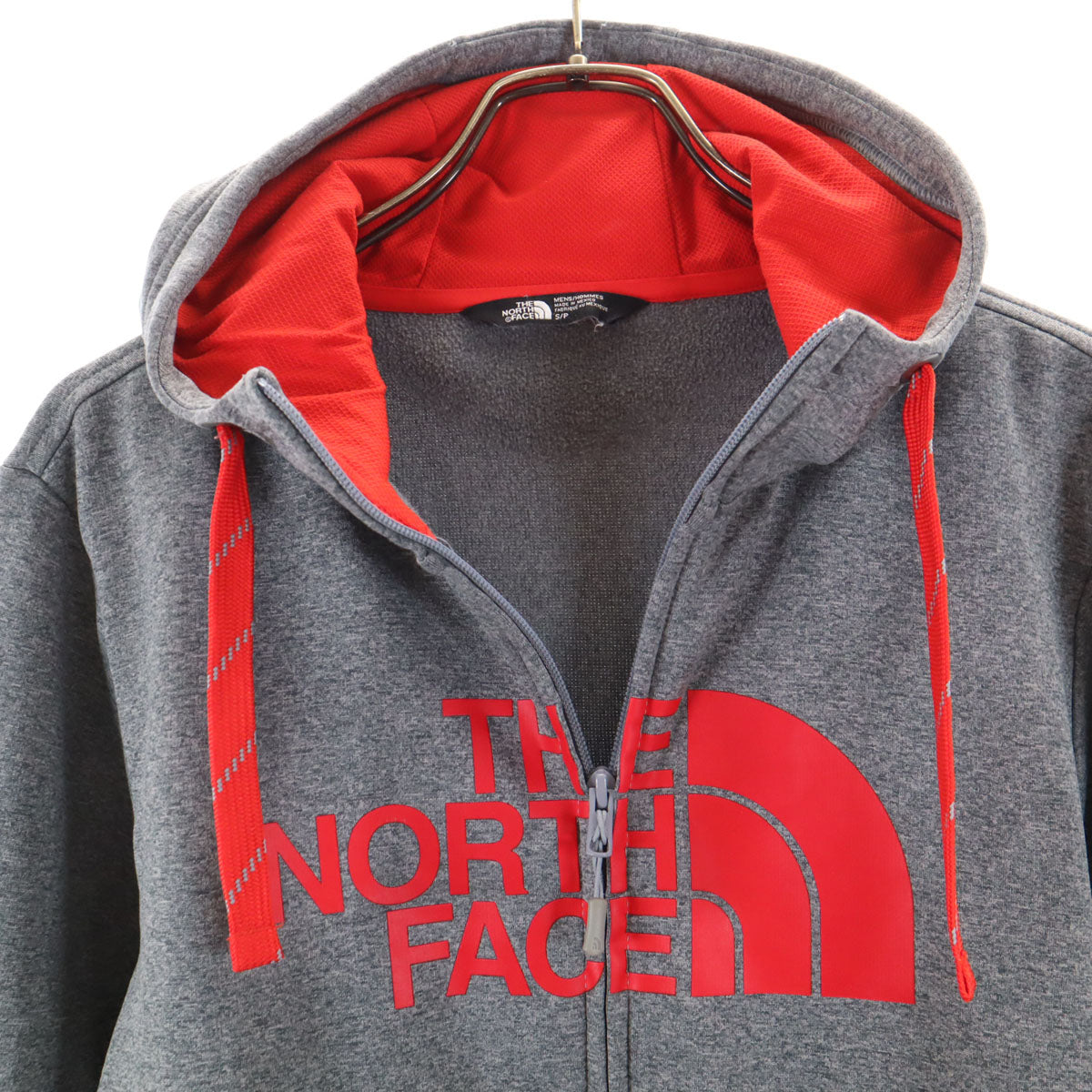 THE NORTH FACE ザノースフェイス 長袖 ジップパーカー S グレー アウトドア NT01701 メンズ