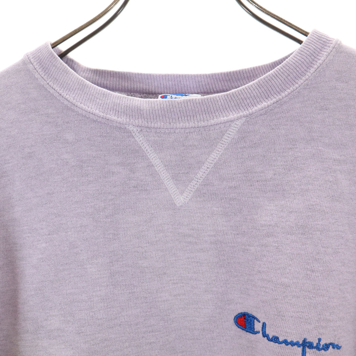 Champion チャンピオン 90s USA製 青タグ 長袖 スウェット L パープルグレー メンズ