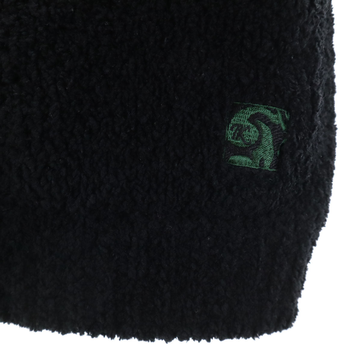 kashwere カシウエア フルジップ ベスト S ブラック レディース