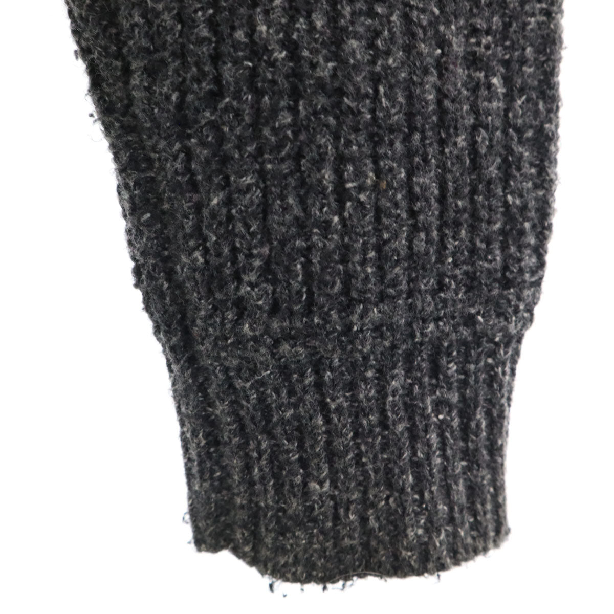 nonnative ノンネイティブ ニットジャケット 0 チャコールグレー エルボーパッチ付き メンズ