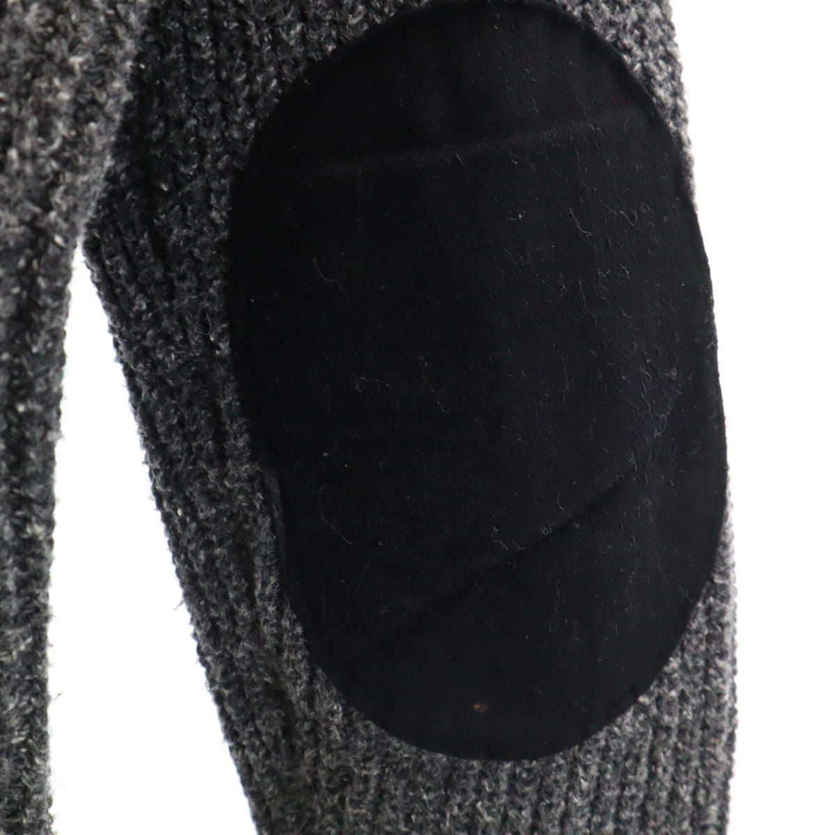 nonnative ノンネイティブ ニットジャケット 0 チャコールグレー エルボーパッチ付き メンズ