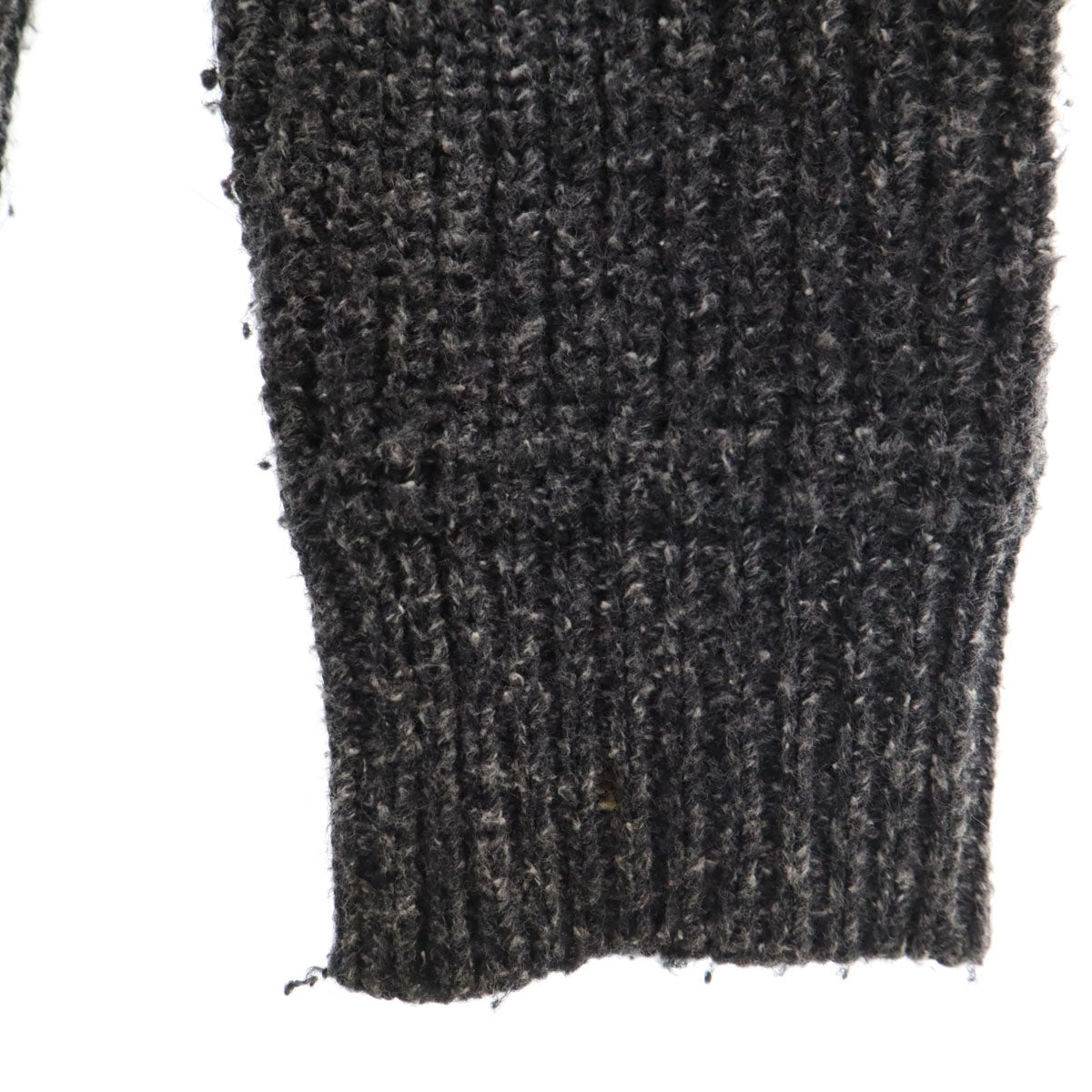 nonnative ノンネイティブ ニットジャケット 0 チャコールグレー エルボーパッチ付き メンズ