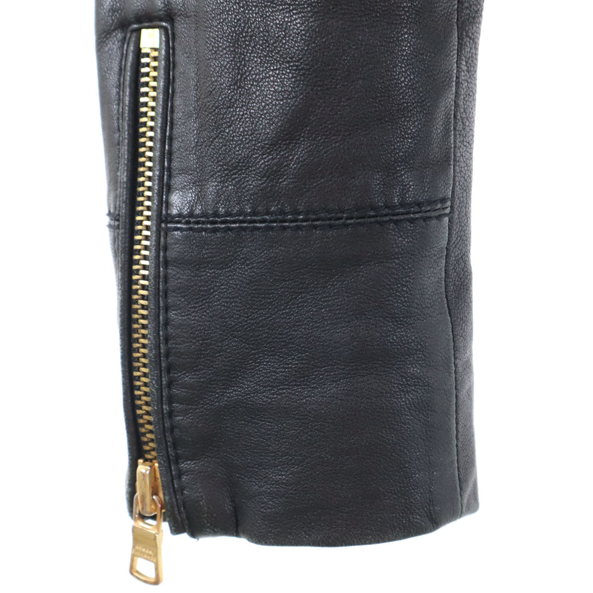 ARMANI EXCHANGE アルマーニエクスチェンジ レザージャケット S ブラック レディース