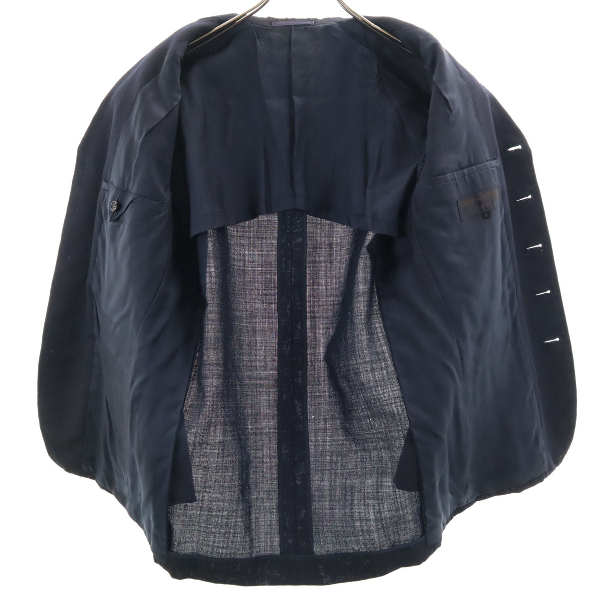 COMME des GARCONS HOMME コムデギャルソンオム 90s 日本製 オールド テーラードジャケット S ネイビー系 メンズ