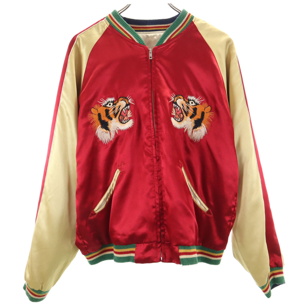 東洋エンタープライズ テーラー東洋 M18425 OKINAWA 刺繍 スカジャン L リバーシブル メンズ