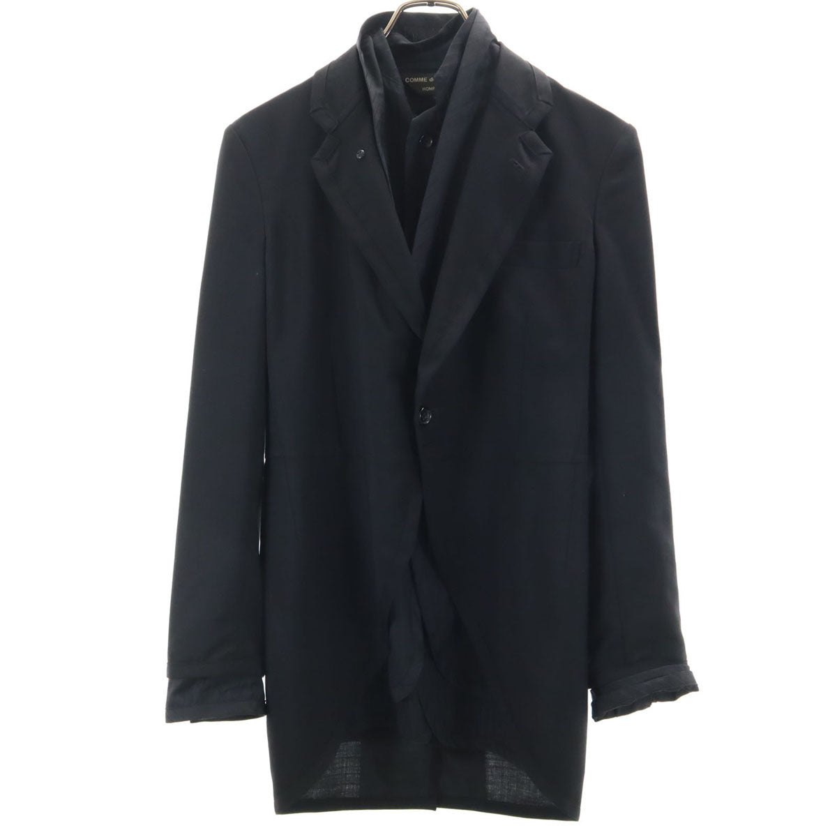 COMME des GARCONS HOMME PLUS コムデギャルソンオムプラス 2013年 3枚レイヤード テーラードジャケット XS ブラック メンズ