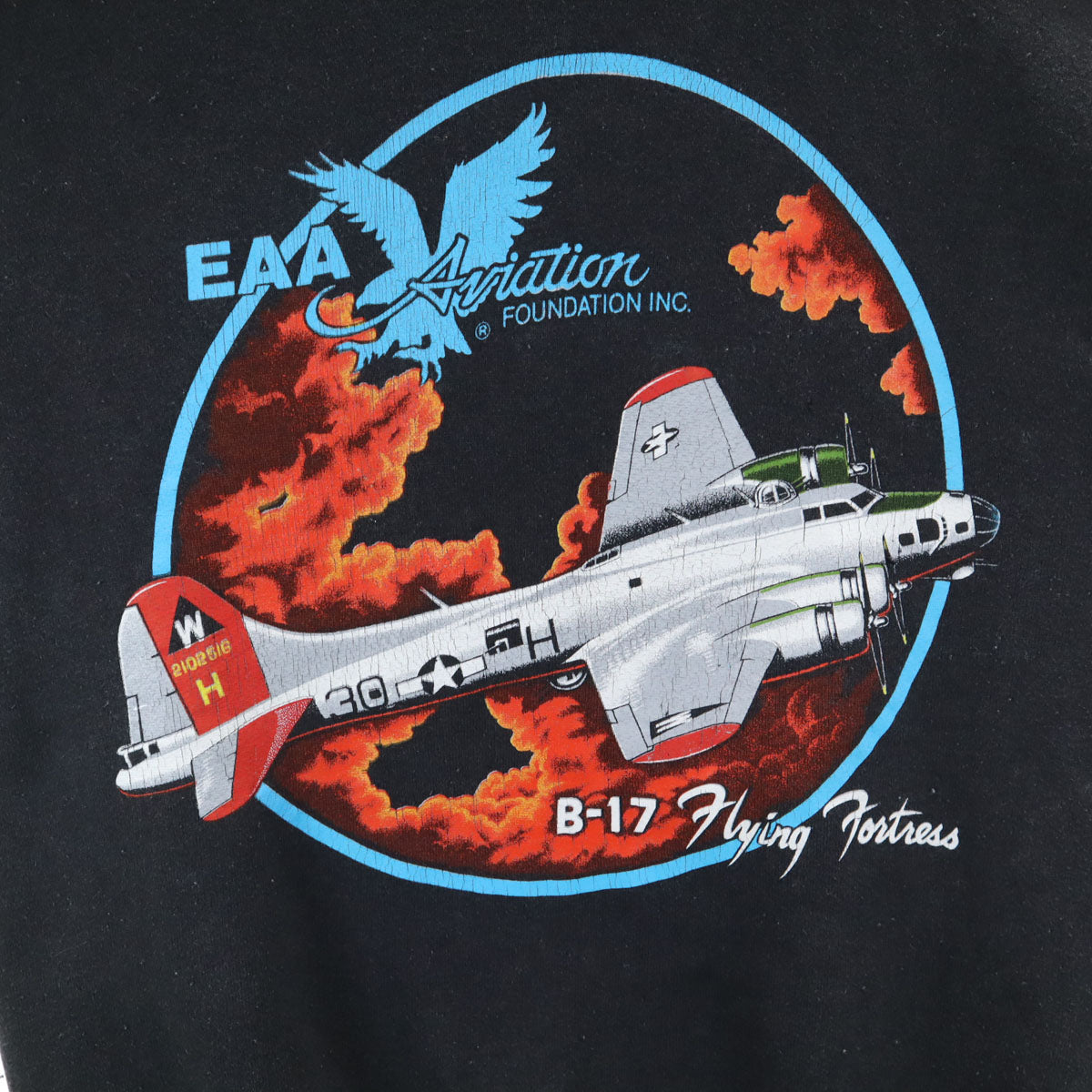 SANTEE SWEATS 90s USA製 オールド B17 長袖 スウェット トレーナー M ブラック 裏起毛 メンズ