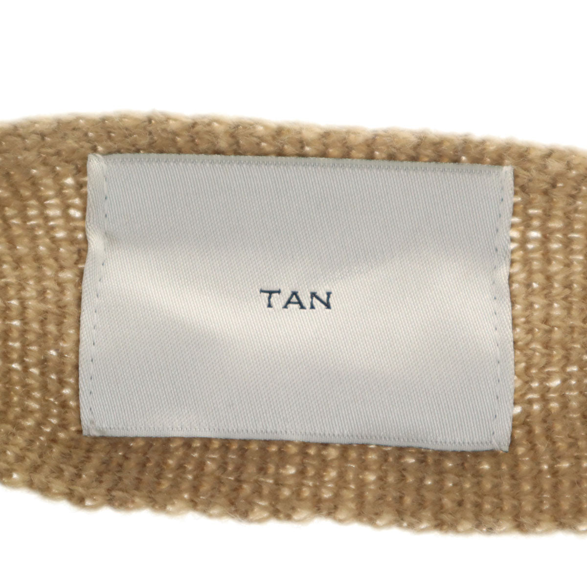 TAN タン 日本製 ウールブレンド 長袖 ニット ボレロ F ベージュ レディース