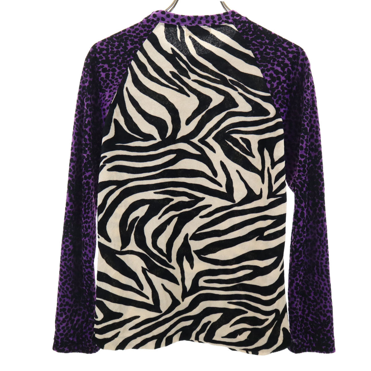 HYSTERICS ヒステリックス アニマル柄 長袖 ラグラン Tシャツ F パープル系 ロンT ヒステリックグラマー レディース