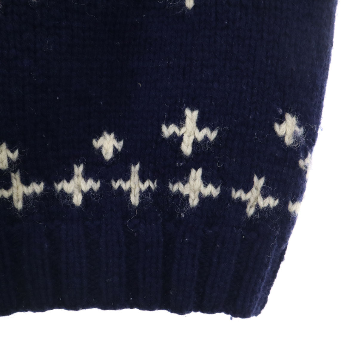 Paul Smith JEANS ポールスミスジーンズ ウール 長袖 セーター M ネイビー ニット メンズ