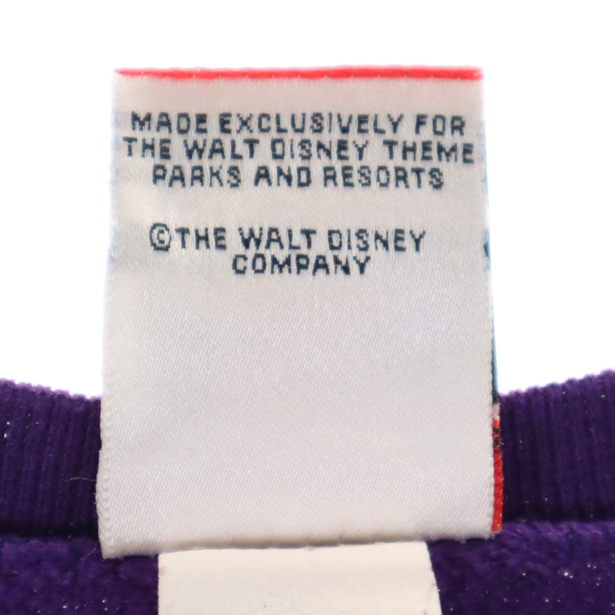 MICKEY.INC 90s USA製 オールド プリント 長袖 スウェット トレーナー L パープル系 ディズニー ミッキーマウス 裏起毛 メンズ