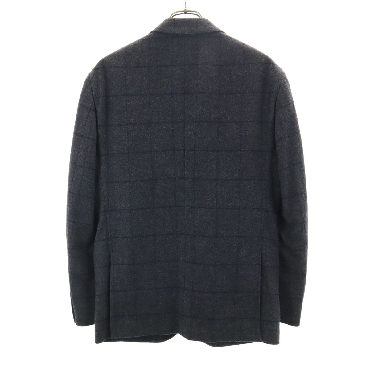 HACKETT ENGINEERED JEANS ハケット ウール チェック柄 テーラードジャケット 38R グレー系 メンズ