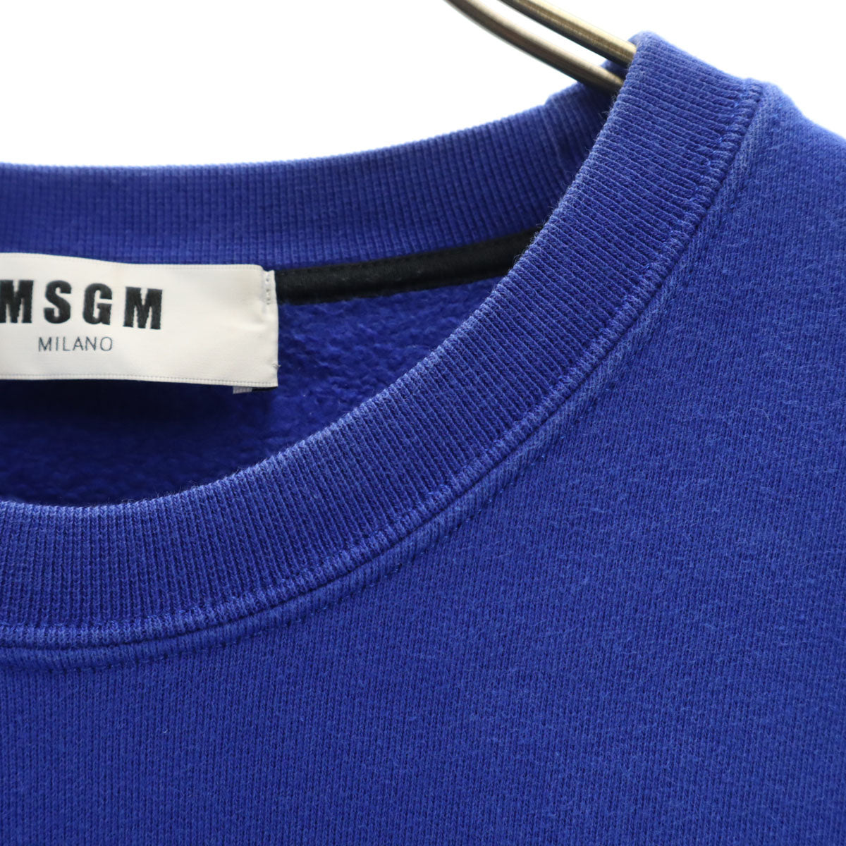 MSGM エムエスジーエム イタリア製 長袖 スウェット トレーナー L ブルー メンズ
