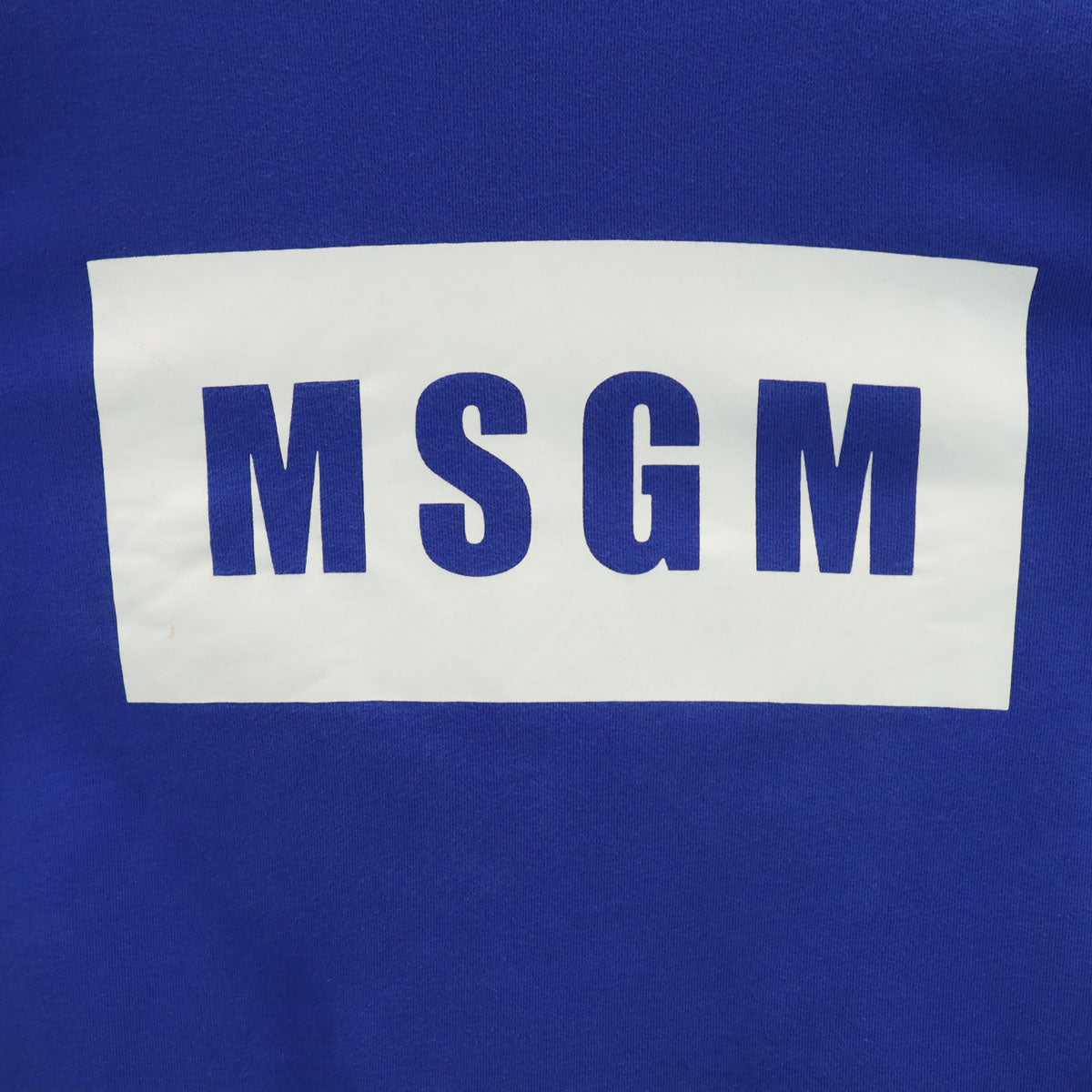 MSGM エムエスジーエム イタリア製 長袖 スウェット トレーナー L ブルー メンズ