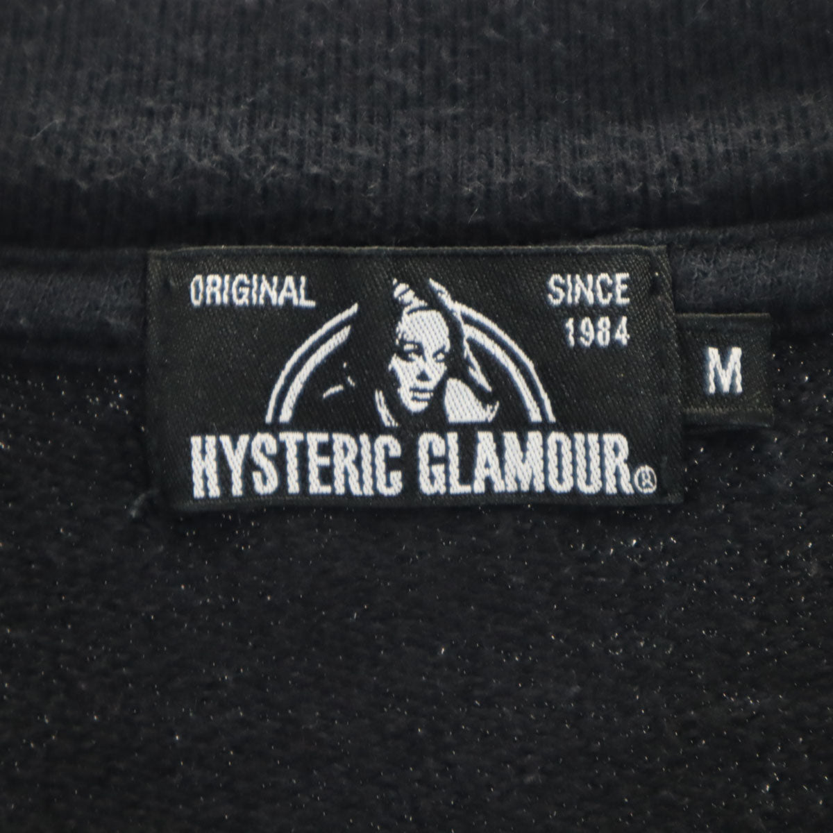 HYSTERIC GLAMOUR ヒステリックグラマー 日本製 長袖 Tシャツ M ブラック ロンT メンズ