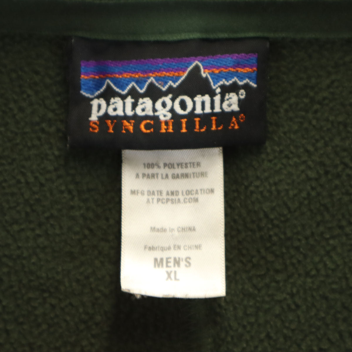patagonia パタゴニア シンチラ フリースジャケット XL カーキ 11307FA11 アウトドア メンズ