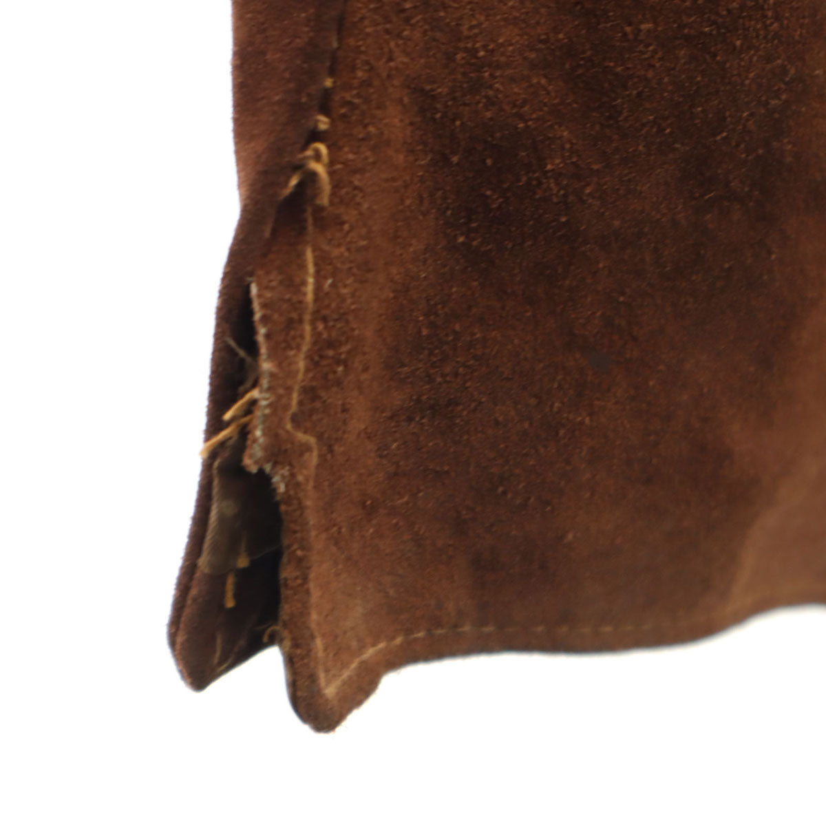 schott ショット 80s 90s USA製 324V オールド スエードレザー ベスト L ブラウン メンズ